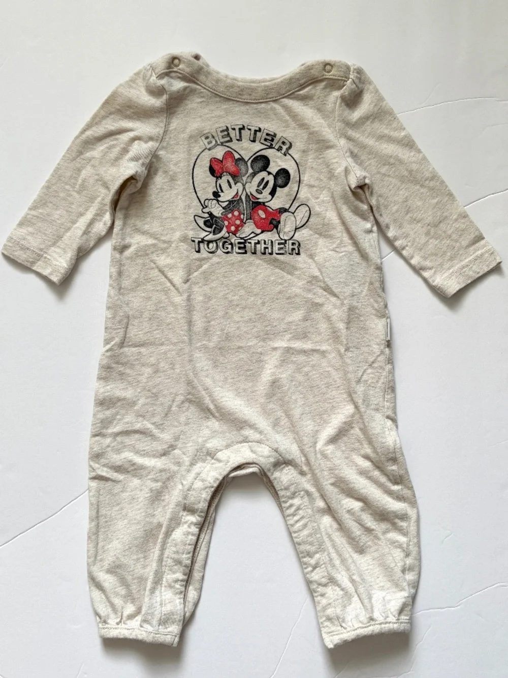 Gap Baby Disney Mickey and Minnie Pajamas Size 3-6 Months